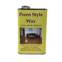 The BWC Company Preen Style Wax in Can Cleans, Waxes and Protects 1 Quart/32 Fl.Oz. (946ml) Can