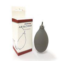 Mini Squeeze ，Ball Pump Duster Ear Mold Cleaner Dust Cleaner Air Blower for Hearing Aids, Camera Lens, Watch Computer Laptop, DSLR Camera Lens Keyboard, Computer PC Parts (Grey(Metal))