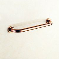 TOYM US Rose gold high-grade copper bathroom bathtub grab bars, hand in hand supporting the elderly non-slip handle