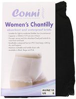 Conni Women's Chantilly Underwear, Black, Size 6