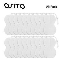 Reusable tens Units electrodes for EMS Tens Muscle Stimulator Massage Machine 20Pack Gel Pads for Therapies (10 Paris, 2.2''x3.6'')