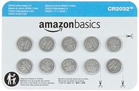 AmazonBasics CR2032 3 Volt Lithium Coin Cell Battery - 10-Pack