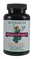 Vitanica Women's Phase I, Premenstrual Support, Vegan, 120 Capsules