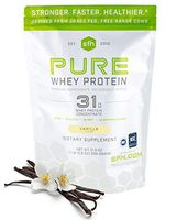 SFH Pure Whey Protein Powder by SFH | Best Tasting 100% Grass Fed Whey | All Natural | 100% Non-GMO, No Artificials, Soy Free, Gluten Free (Vanilla, 31.6 Ounce (Pack of 1))