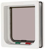 Ani Mate Cat Mate 4 Way Locking Cat Flap with Door Liner, White