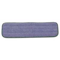 Rubbermaid Commercial Q410GRE Microfiber Wet Mopping Pad, 18 1/2-Inch x 5 1/2-Inch x 1/2-Inch, Green