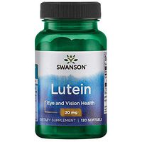 Swanson Lutein 20 Milligrams 120 Sgels