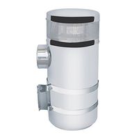 United Pacific Peterbilt Air Cleaner Housing Kit, 304 Stainless Steel, 15" Vortex Style