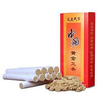 10PCS/Box Chinese Herb Moxa Stick 15:1 3 Year chen High Purity Light Smoke Moxibustion Roll