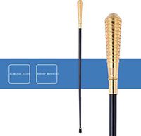 CHERRIESU Walking Stick 97 cm Premium Quality Aluminum Cone Cane for Old Men and Women Art Stick Film Props Walking Stick Gift Collection