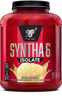 BSN SYNTHA-6 Isolate Protein Powder, Whey Protein Isolate, Milk Protein Isolate, Flavor: Vanilla Ice Cream, 48 Servings