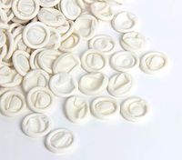 SBYURE Disposable Latex Finger Cots,300g(Approx.600pcs) Rubber Fingertips Protective Finger cots,Anti-Static for Painting, Jewelry Cleaning,Electronic Repair,Art Crafting,Industrial Apply.Medium