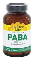 Country Life PABA - 1000 mg - 60 Tablets