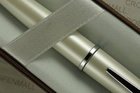 Cross Executive Companion Pearlescent Dhalian White with Cross Signature Jewelry Quality Center Band Ballpoint Pen.Great Gift for Graduation Christmas, Wedding, Birthday Christening, Ordination etc