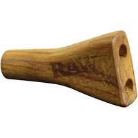 Raw Double Barrel Wooden Cigarette Holder - for 1 1/4