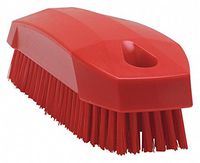 Nail Brush, Red, 45/64 Trim L, PET