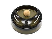 Skyway Products Tobacco Pipe Ashtray with Cork Knocker and 2 Pipe Stand, Large Smoke