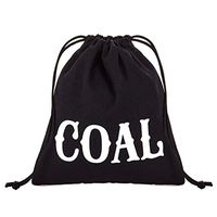 Hallmark Christmas Gift Card Holder "Coal" (Black Fabric Bag) Small Reusable Sack for Stocking Stuffers, Gift Baskets and More
