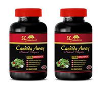 antioxidant - Candida Away Plus - Candida Overgrowth Supplements - 2 Bottles (120 Capsules)