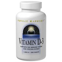 Source Naturals Vitamin D-3 1000 iu Supports Bone & Immune Health - 90 Capsules
