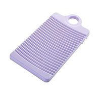 Plastic Washboard Non-Slip Washboard Laundry Washboard Travel Washboard Purple #01
