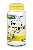 Solaray High Potency Evening Primrose Oil 500 mg | Cold Pressed | Women’s Health Support | 90 Softgels