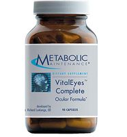 Metabolic Maintenance Vital Eyes Complete - Ocular Support Multivitamin with Lutein + Zeaxanthin (90 Capsules)