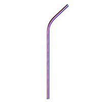YunZyun 1Pcs Reusable Straws Stainless Steel Straws Your Nice Beverage Companion (K)
