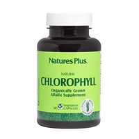 NaturesPlus Chlorophyll - 600 mg of Organic Alfalfa, 60 Vegetarian Capsules - Immune System Support Superfood Supplement, Boost Energy, Detox, Antioxidant - Gluten-Free - 60 Servings