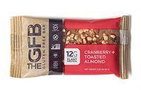 The Gluten Free Bar, Cranberry Toasted Almond Bar, 2.05 oz (Pack of 72)