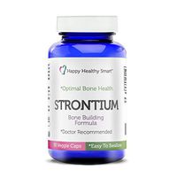 #1 Strontium Bone Healthy Supplement Recommended By Doctors Worldwide 90, Easy To Swallow Veggie Caps Made In The USA