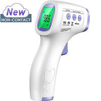 Non Contact Forehead Thermometer, Medical Infrared Thermometers with LCD Display Instant Accurate Reading for Body and Surface,pk of 10