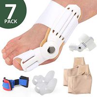Bunion Corrector and Bunion Pain Relief 7PACK || Bunion Splint Hammer Toe Straightener for Hallux Valgus Aid Fits for Women & Men || Bunion Corrector Big Toe kit.