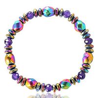 SYGZQ Hematite Powerful Magnetic Bracelets Healing Therapy Bracelet Gift Women Multi-color