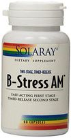 Solaray B Stress AM Two Stage Timed Release Supplement, 60 Count