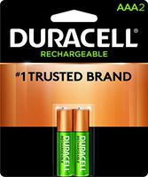 Duracell - Rechargeable AA Batteries - long lasting, all-purpose Double A battery for household and business - 4 count