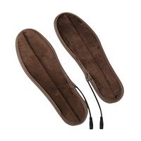 Heated Insole,Sundlight Rechargeable Electric Heated Shoes Insoles Boot Warmer with Power Adapter Unisex for Hunting Fishing Hiking Camping,4 Sizes