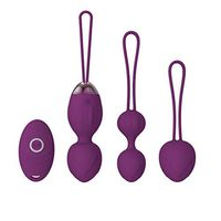 Seky Kegel Exercise Balls Kegel Weights - Masajeador 2 En 1 Balls for Beginners Wireless Remote Control Cordless Rechargeable Massager Massager Pelvic Floor