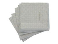"Cocktail Napkins, Elegant Pearl, Set Of 16"