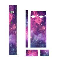 2 Pack - Skin for JUUL | JUUL Wrap |JUUL Vinyl | JUUL Sticker | Juul Decal (Cloud/Nebula) (Purple)