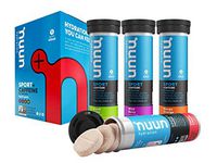 New Nuun Energy: Hydrating Electrolyte Tablets, Mixed Flavors, 8 Tubes