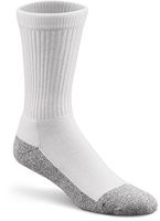 Dr. Comfort Diabetic Extra Roomy Socks, White, Large (1 Pair)