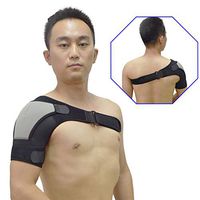 JM-Y Shoulder Brace for Chronic Pain, Torn Rotator Cuff Brace, Pain Relief Sling for Women and Men, Adjustable Fits Both Left or Right Shoulder,Gray