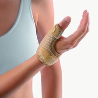 Bort Soft Thumb Splint, Arthritis, Thumb Spica, Breathable, immobilization of The metacarpophalangeal, CMC, Basal and MCP Joint, Trigger Thumb, Beige (Medium, Beige)