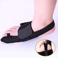 UUK Eccentric Thumb Toe Correction Belt Big Foot Bone Orthosis Day and Night Wearable Shoes Code (Black)