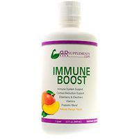 Immune Boost - Immune System Support - Cortisol Reduction Support - Elderbery & Eleuthero Vitamins- Prebiotic Blend. 32 Fl. Oz.