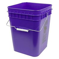 Economy Purple 4 Gallon Square Bucket (1 Each)
