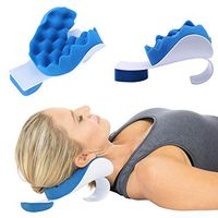 Neck and Shoulder Relaxation Pillow Neck Pillow Support Shoulder Relaxer Massage Traction Pillow Chiropractic Pillow for Pain Relief Management