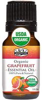 1 fl. Oz / 30 ml Organic Grapefruit Essential Oil, USDA Certified Organic Grapefruit Essential Oil, 100% Pure, Natural Grapefruit Essential Oil, Undiluted Grapefruit Essential Oil