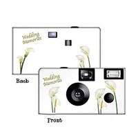 5 Calla Lilies Wedding Disposable Camera,Can be Personalized, Anniversary, WM-50407-5pk